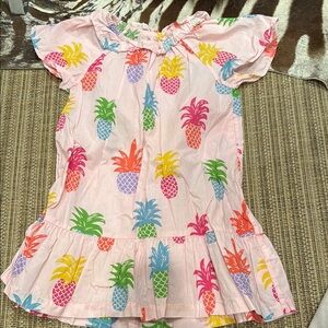 Colorful Pineapple Print Dress